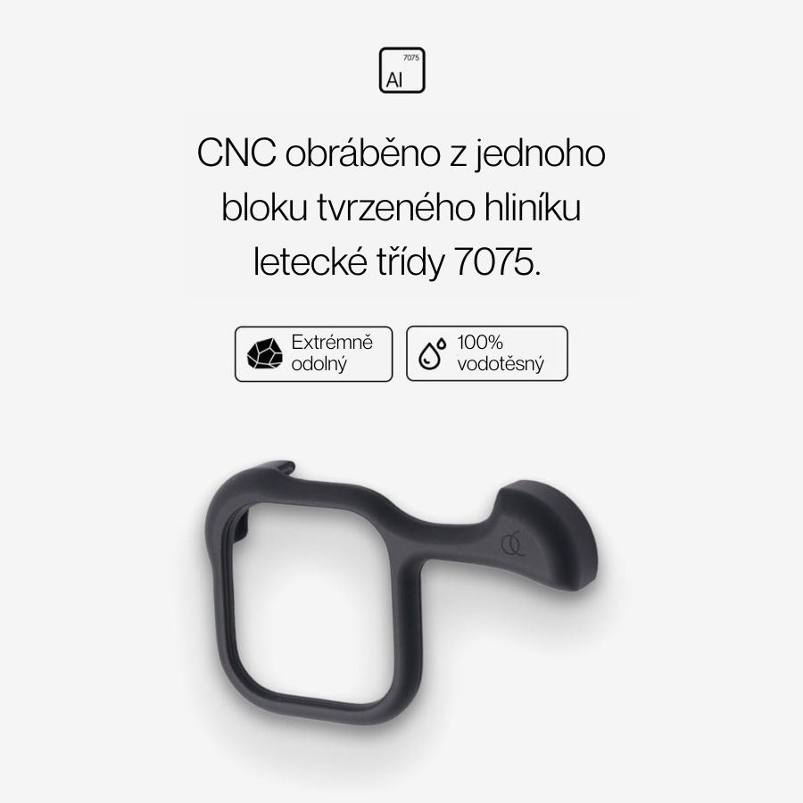 Ochranný rám pro iPhone 16 Pro Arc Pulse - matně černý