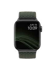 Pletený řemínek pro Apple Watch 38/40/41 mm UNIQ Aspen Braided - zelený - iSTYLE CZ