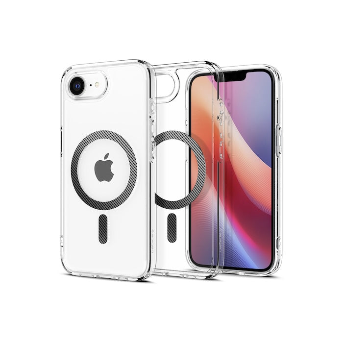 MagSafe kryt pro iPhone 16e Spigen Ultra Hybrid - průhledný karbon - iSTYLE CZ