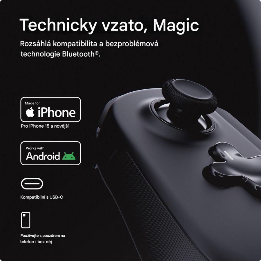 Herní ovladač Backbone Pro pro USB-C - černý