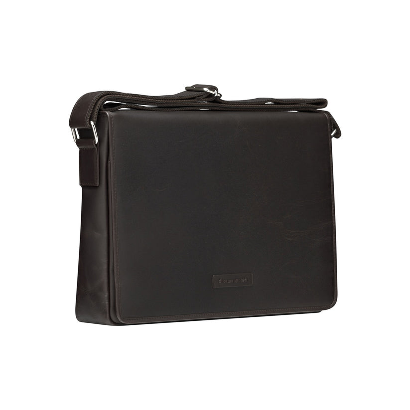 Taška dbramante1928 pro MacBook 14" - Marselisborg (2. gen) - tmavě hnědá