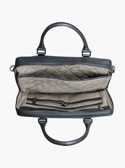 Kožená brašna dBramante Rosenborg pro MacBook 14" - černá - iSTYLE CZ