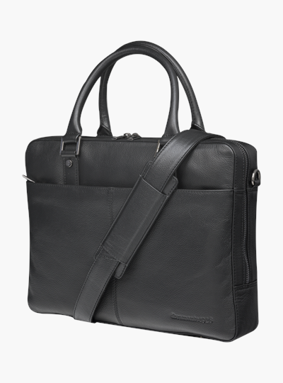 Kožená brašna dBramante Rosenborg pro MacBook 14" - černá - iSTYLE CZ