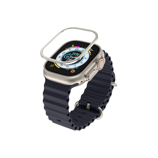 Safírové sklo s titanovým rámem pro Apple Watch Ultra Blueo - iSTYLE CZ