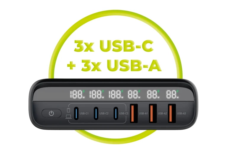 Nabíječka Mobile Origin GaN 140W Travel Charger – černá