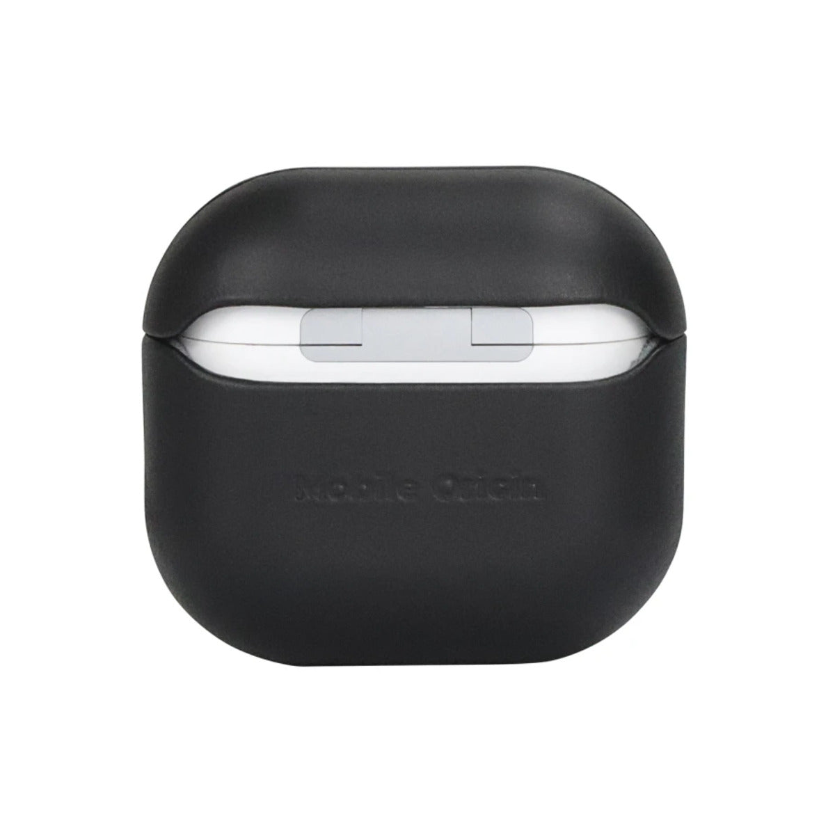 Kožené pouzdro pro AirPods 4 Mobile Origin Leather Case - černé