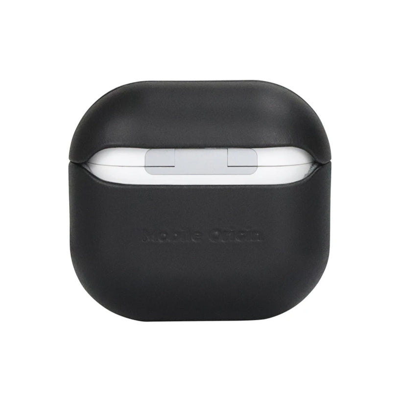 Kožené pouzdro pro AirPods 4 Mobile Origin Leather Case - černé