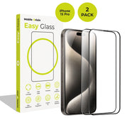 Ochranné sklo pro iPhone 15 Pro Mobile Origin EasyGlass - 2 ks