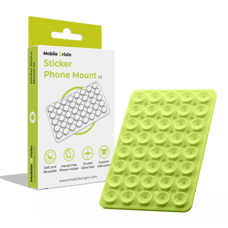 Držák telefonu Sticker Phone Mount O1 Mobile Origin – zelený