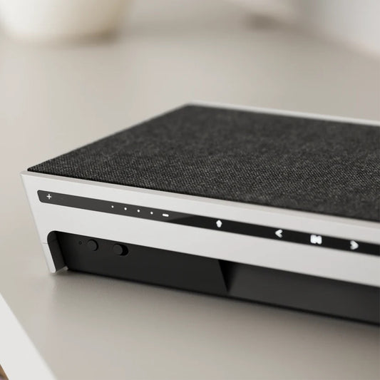 Bezdrátový reproduktor Bang & Olufsen Beosound Level Natural - hliníkový / tmavě šedý - iSTYLE CZ