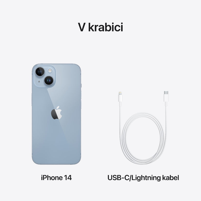 Apple iPhone 14 128GB - modrý (použité, lehce opotřebené) - iSTYLE CZ