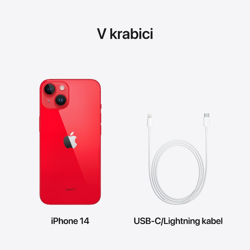 Apple iPhone 14 128GB - (PRODUCT)RED (použité, opotřebené) - iSTYLE CZ