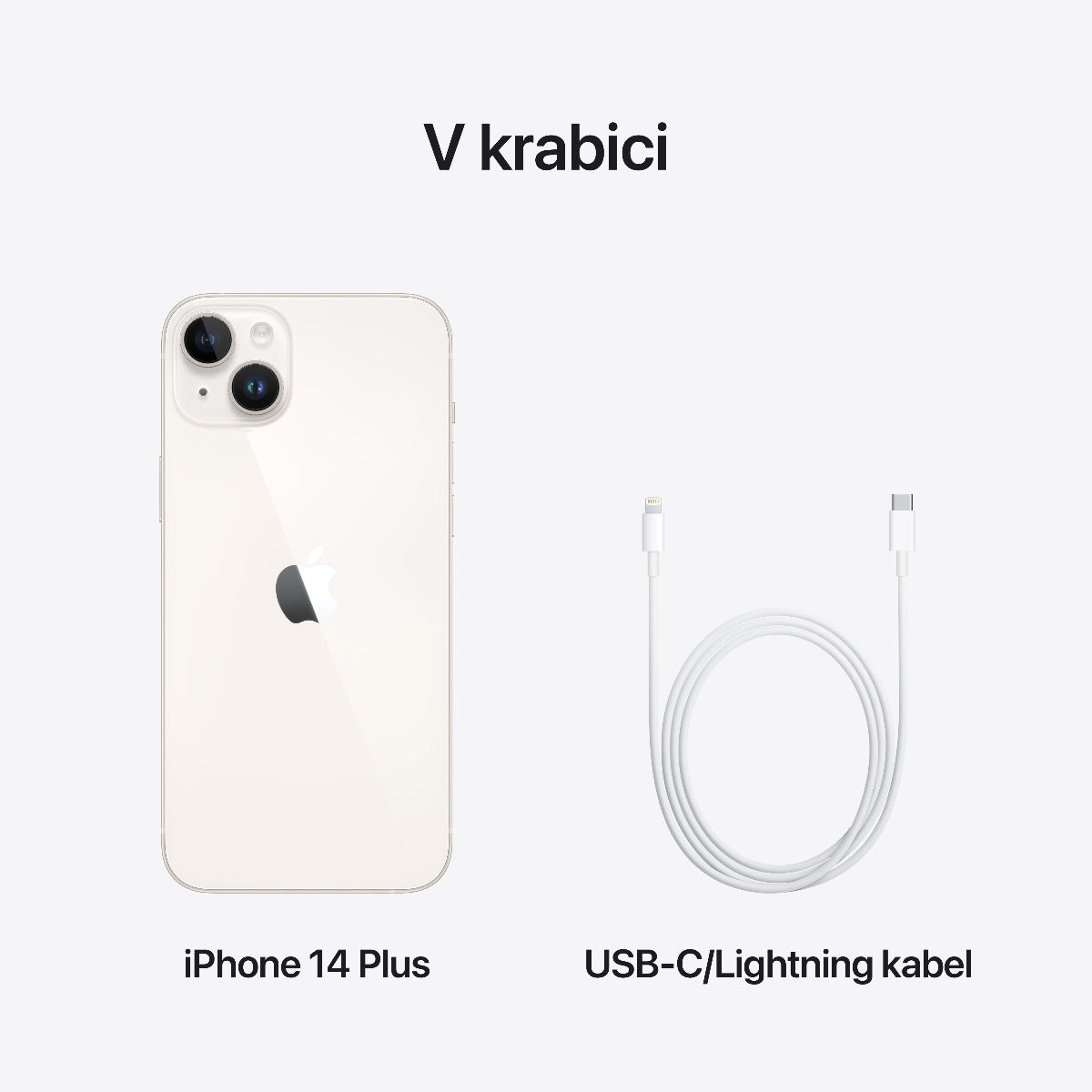 Apple iPhone 14 Plus 256GB - hvězdně bílá (renovovaný)