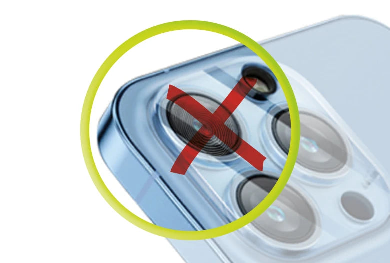 Sklo na fotoaparát pro iPhone 15 Pro / 15 Pro Max Mobile Origin Easy Lens Full Cover - průhledné - iSTYLE.cz