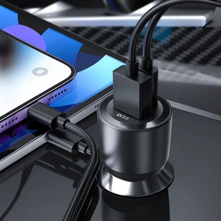 Nabíječka do auta Mobile Origin Car Charger 60W USB-C a USB-A - iSTYLE CZ