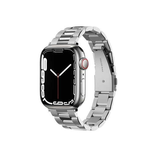 Řemínek pro Apple Watch 38/40/41 mm Spigen Modern Fit Watch Band - stříbrný - iSTYLE CZ
