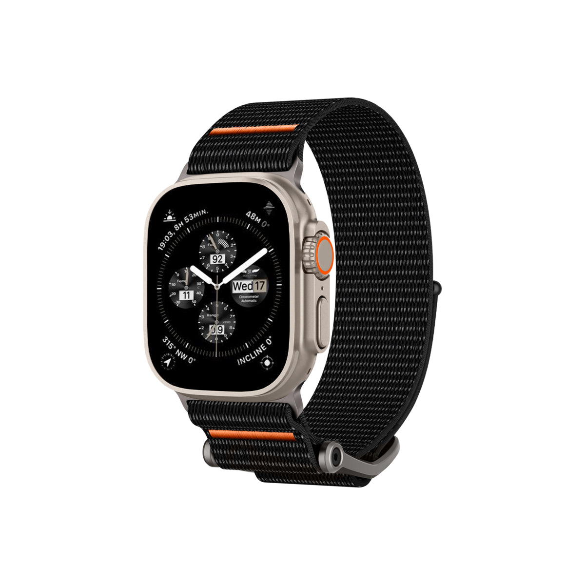 Řemínek pro Apple Watch 42/44/45/49 mm Spigen DuraPro Flex Ultra Band - černý - iSTYLE CZ