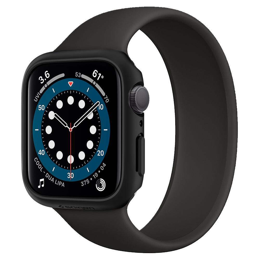 Kryt Spigen pro Apple Watch 4/5/6/SE 44mm Thin Fit - černý
