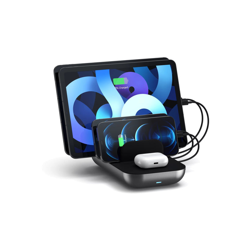 Nabíjecí stanice pro více zařízení Satechi Dock 5 Multi device charging station - vesmírně šedá - iSTYLE CZ