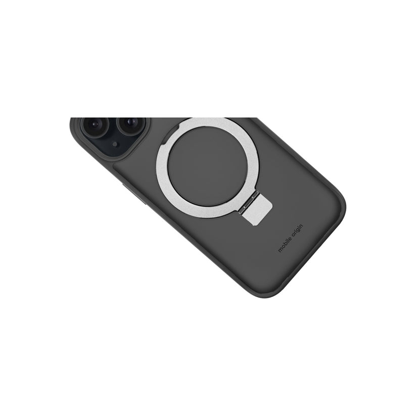 Pouzdro na iPhone 15 Pro Mobile Origin RingMag - černé - iSTYLE CZ