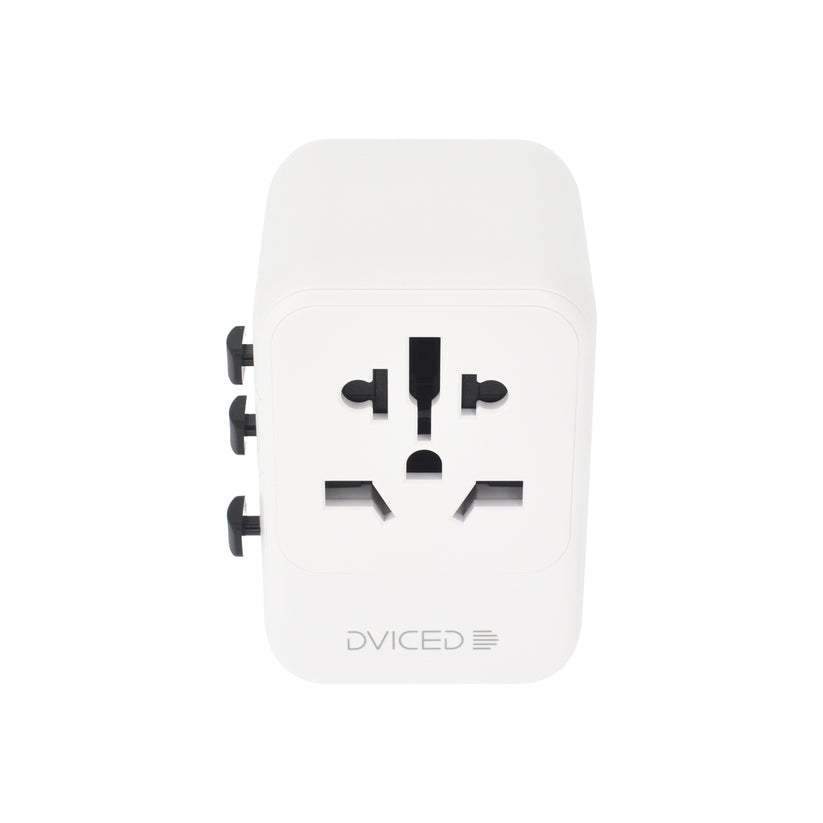 Cestovní adaptér 28W Dviced Universal – bílý - iSTYLE CZ