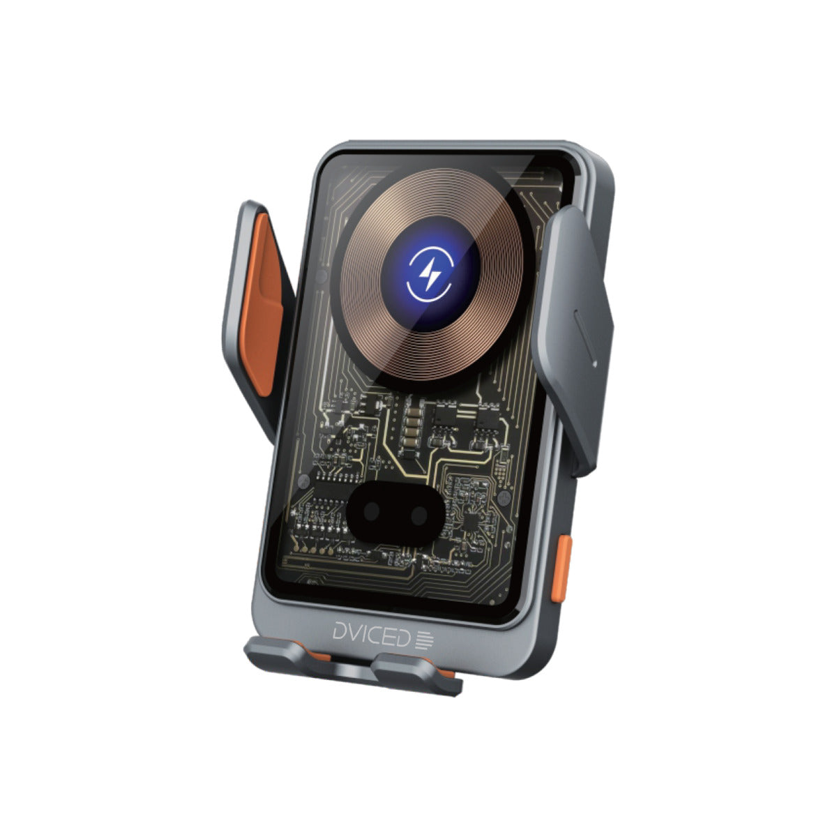 Bezdrátová nabíječka s držákem do auta Dviced – šedá - iSTYLE CZ