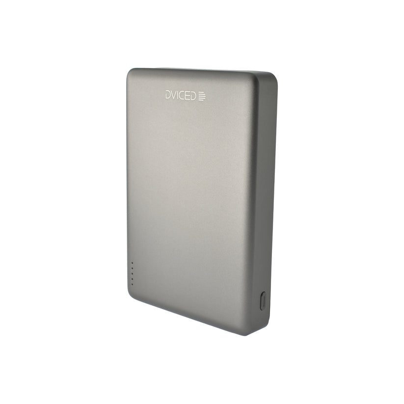 Ultratenká powerbanka Dviced 10 000 mAh – černo-šedá