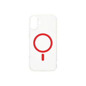 Dvided Magsafe iPhone 16 clear case - Red - iSTYLE CZ