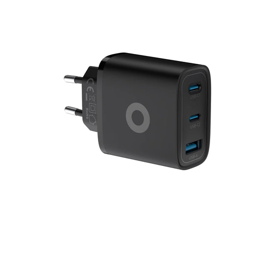 Síťová nabíječka Mobile Origin Dual USB-C a USB-A GaN Wall Charger 40W - iSTYLE.cz