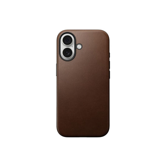 Kryt pro iPhone 17 Nomad Modern Leather Case - hnědý