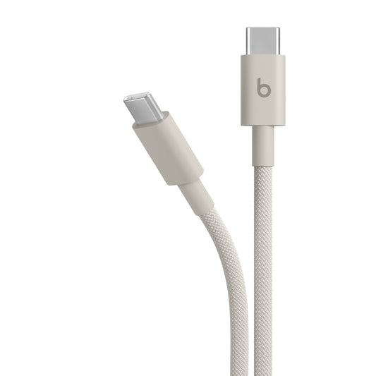 Opletený kabel Beats USB-C / USB-C 1,5 m - kamínkově šedá