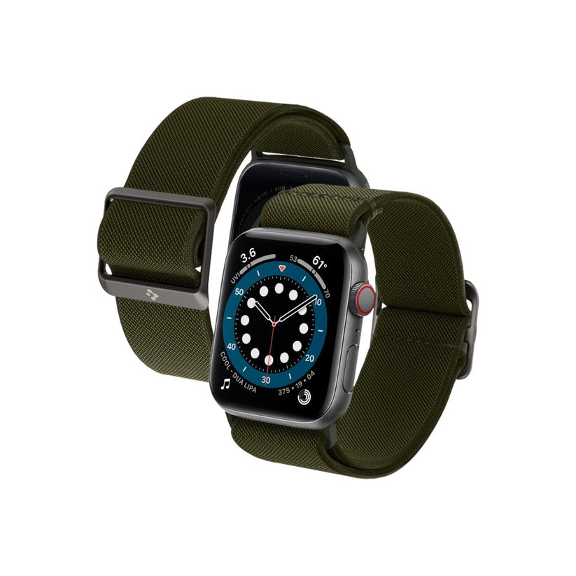 Řemínek pro Apple Watch 42/44/45/49mm Spigen Lite Fit - khaki - iSTYLE CZ