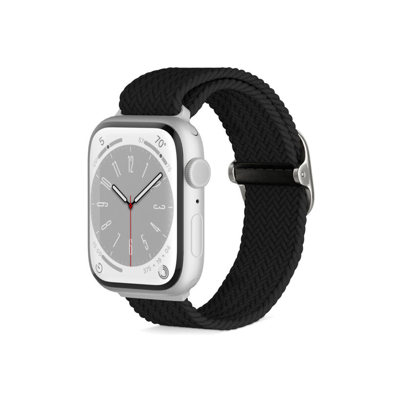 Pletený řemínek Epico pro Apple Watch 38/40/41 mm - černý