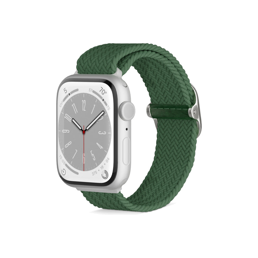 Pletený řemínek Epico pro Apple Watch 38/40/41 mm - olivový