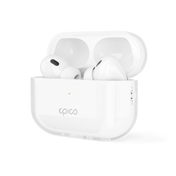 Průhledný kryt pro AirPods Pro 2. generace - bílý průhledný - iSTYLE CZ