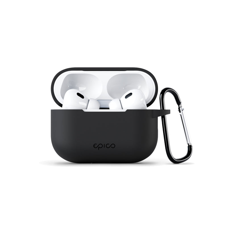Silikonové outdoor pouzdro pro AirPods Pro 2. gen. Epico - černé - iSTYLE CZ