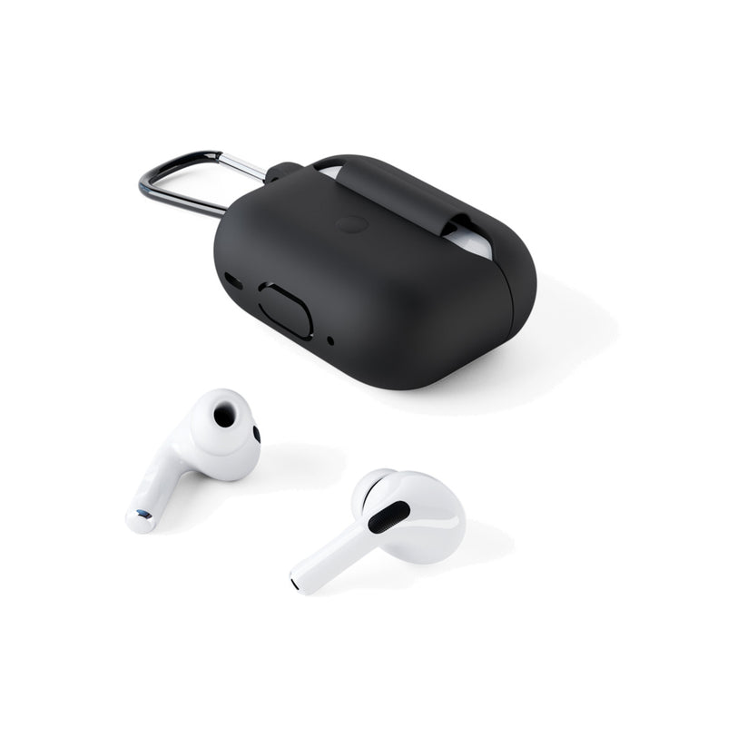 Silikonové outdoor pouzdro pro AirPods Pro 2. gen. Epico - černé - iSTYLE CZ