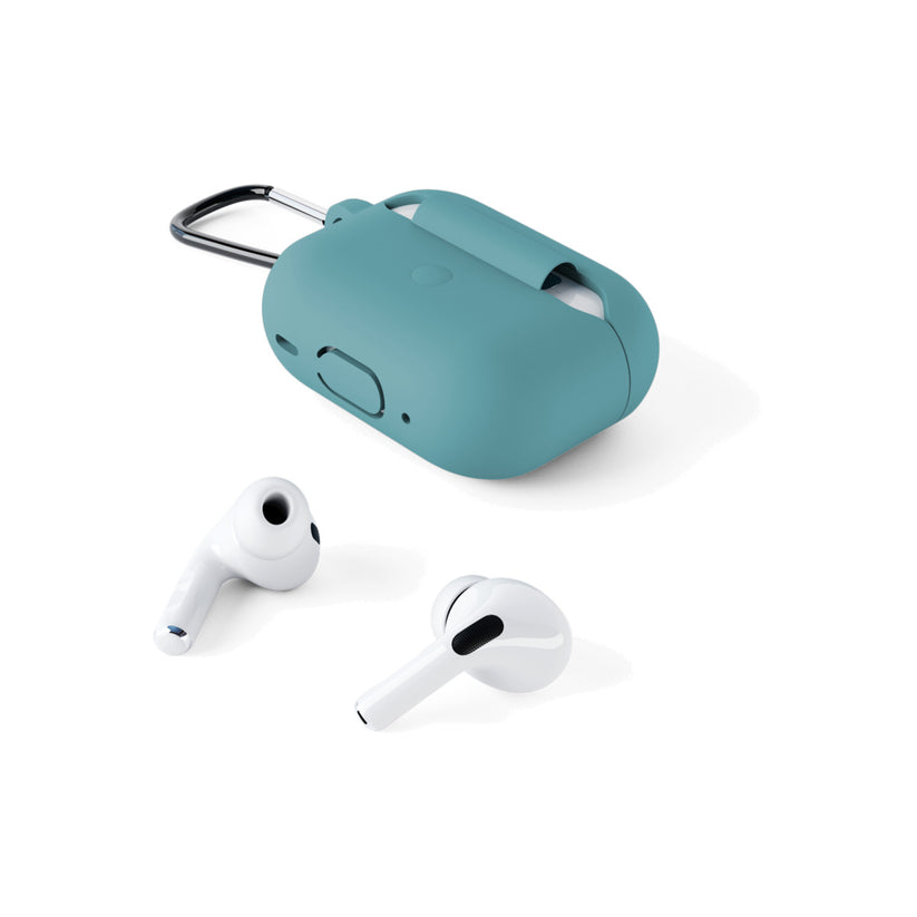 Silikonové outdoor pouzdro pro AirPods Pro 2. gen Epico - zelené - iSTYLE CZ