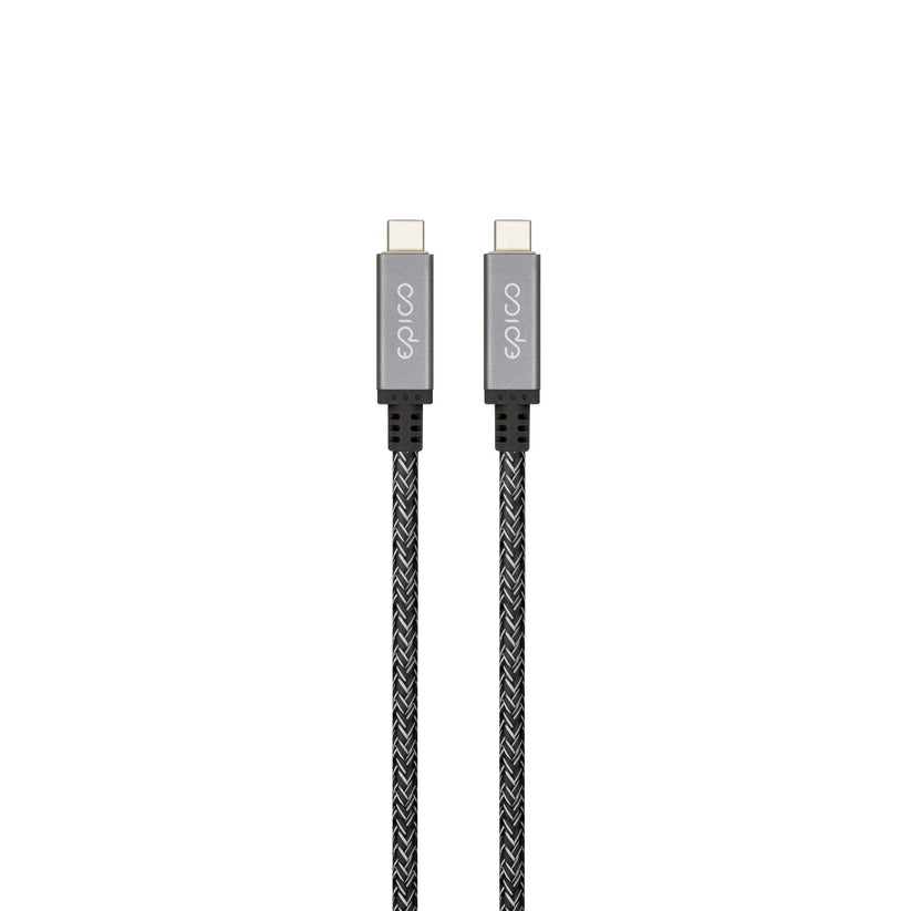 Thunderbolt 4 opletený kabel Epico 1,5m - vesmírně šedý - iSTYLE CZ