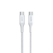 Opletený kabel Epico PD USB-C na USB-C 1,2 m - bílý - iSTYLE CZ