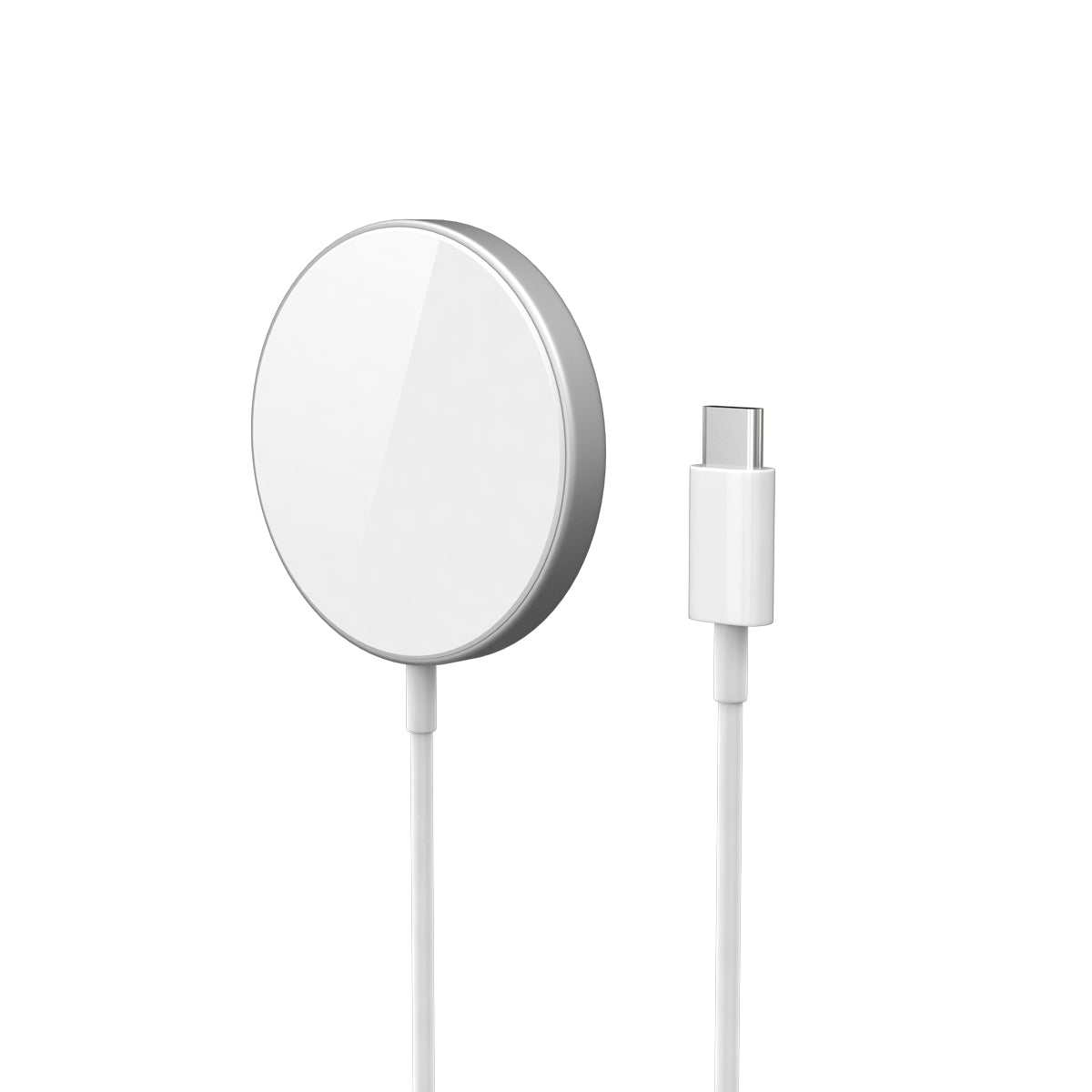 MagSafe bezdrátová nabíječka iSTYLE Fast Magnetic Wirelles Charger - stříbrná - iSTYLE CZ