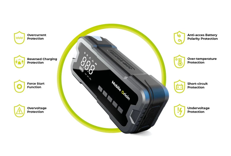 Startovací zdroj s kompresorem Mobile Origin JumpStarter & Air Compressor CA1