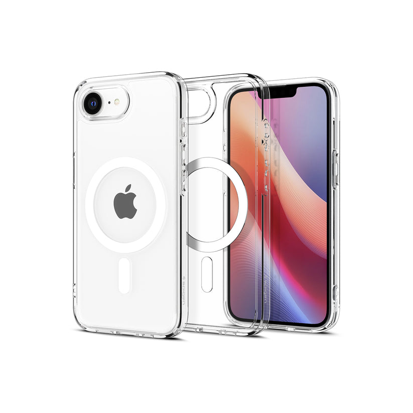 MagSafe kryt pro iPhone 16e Spigen Crystal Hybrid - průhledný - iSTYLE CZ
