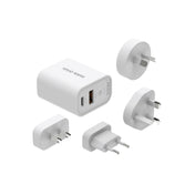30W univerzální cestovní adaptér Mobile Origin GaN MO14 - bílý - iSTYLE CZ