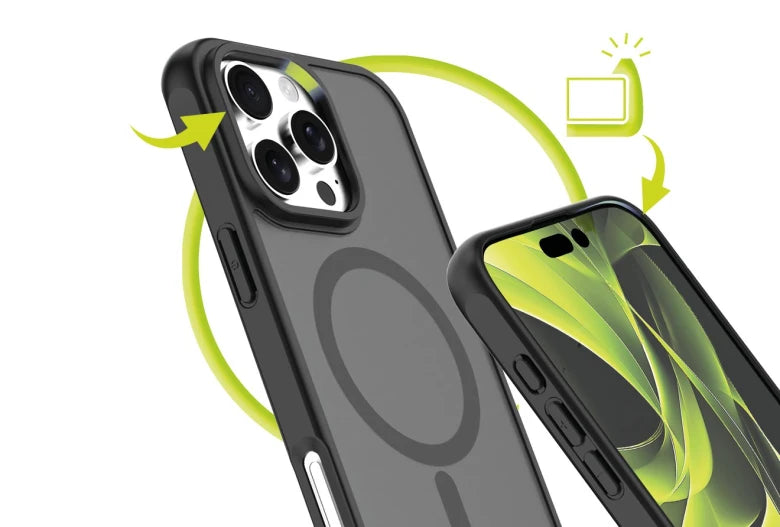 MagSafe kryt pro iPhone 16 Mobile Origin Easy Hybrid - matně černý