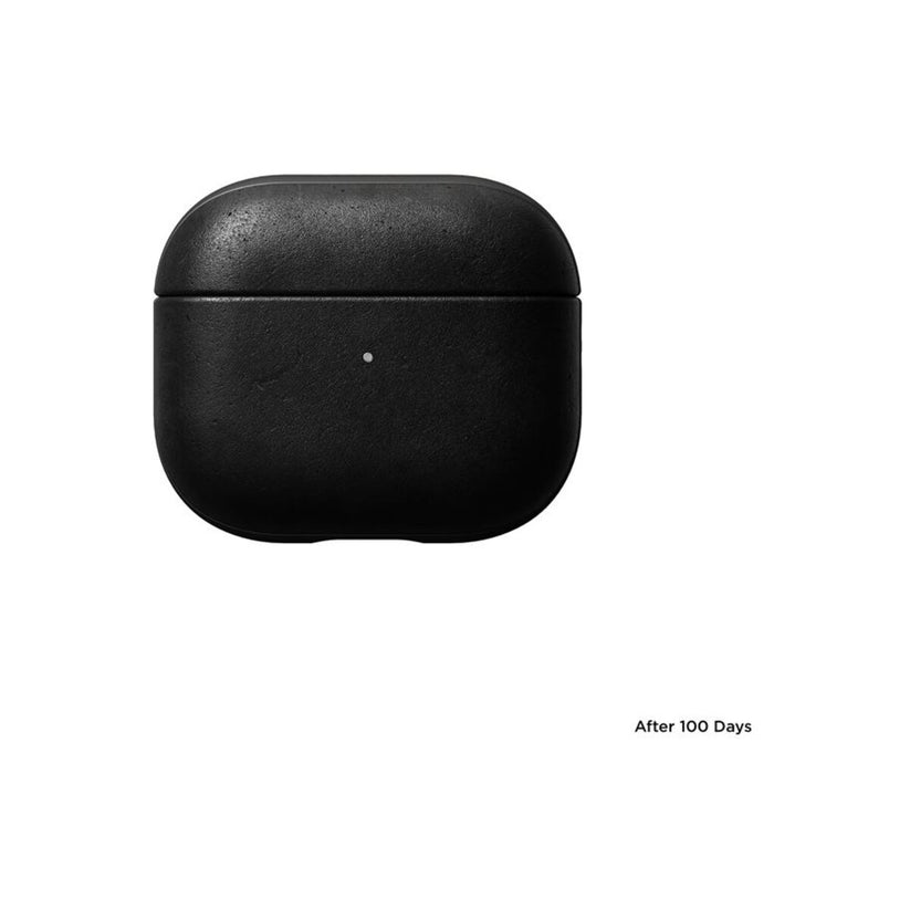 Kožené pouzdro na AirPods 3 Nomad - černé