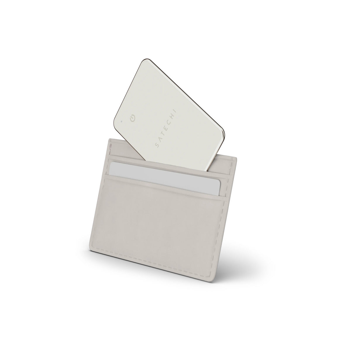 Lokátor do peněženky Satechi FindAll Card - pískový