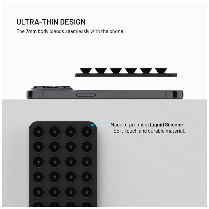 MagSafe držák s přísavkami FIXED MagMate - černý - iSTYLE CZ