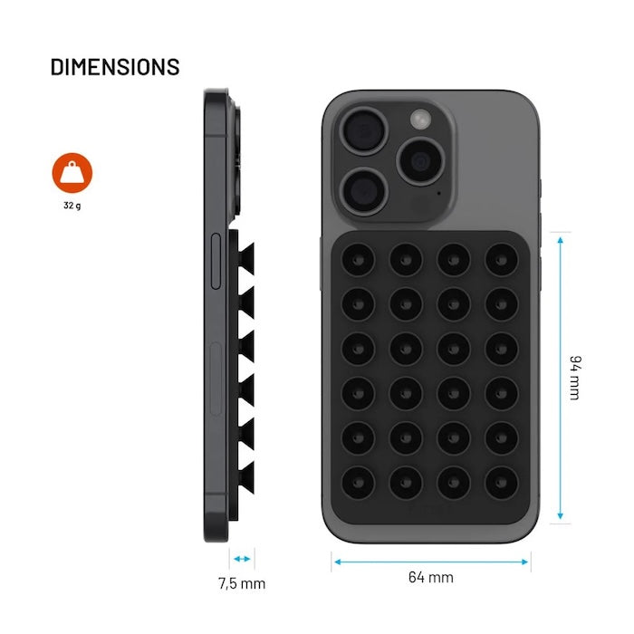 MagSafe držák s přísavkami FIXED MagMate - černý - iSTYLE CZ