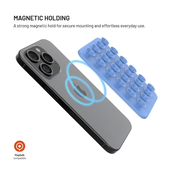 MagSafe držák s přísavkami FIXED MagMate - modrý - iSTYLE CZ